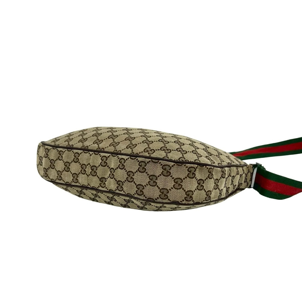 GUCCI Authentic Brown Leather Shoulder Bag - Picture 8 of 10